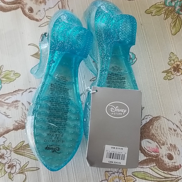 New Frozen Elsa shoes Disney Store Girls light up! - Picture 4 of 4